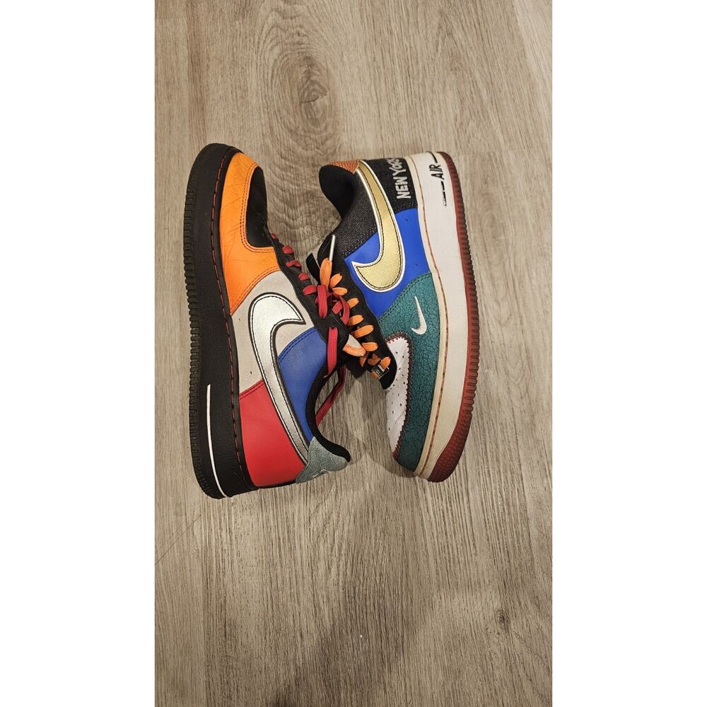 Nike Air Force 1 Low NYC City of Athletes "What the NYC" Size 8 CT3610-100 Used